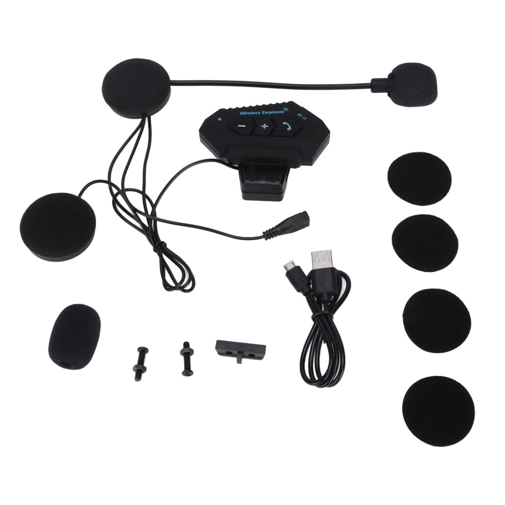 Helmet Bluetooth Communication System, Wireless Music Playback With Y Shaped Design, Product Performance Optimized For Stable Signal Transmission, 9358999802510