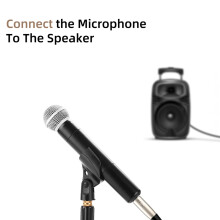3,5 mm naar XLR-kabel, TRS stereostekker naar XLR-microfoonkabel voor betrouwbare audiosignaaloverdracht, vergulde connectoren met EMI/RFI-filter
