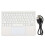Wireless Keyboard with Touchpad, 10 Inch Bluetooth Connection Portable Keyboard for iOS Android Windows Devices, Responsive Trackpad Ultra Thin Noise 1