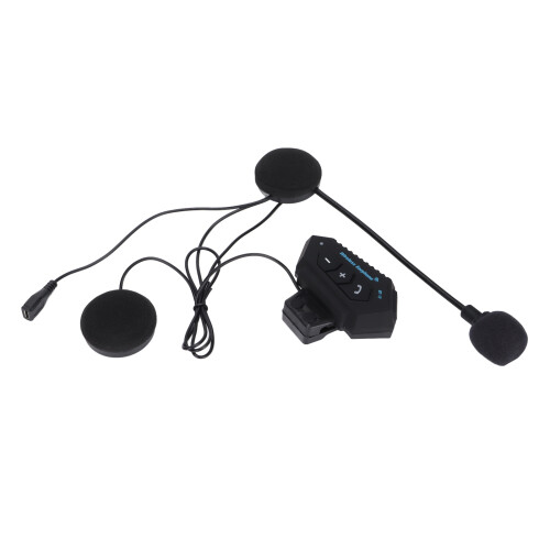 Système de communication Bluetooth pour casque, lecture de musique sans fil avec conception en forme de Y, performances optimisées pour une 1