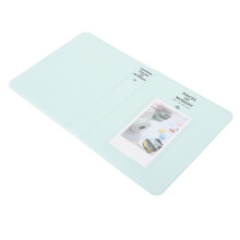 Album photo portable en cuir PU à 64 poches pour Mini 12, 11, 9, vert