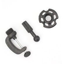 Hairdressing Mannequin Head Stand 2Pack, Easy Assembly, Travel Friendly, For Hairdressing Practice, Plastic, Black