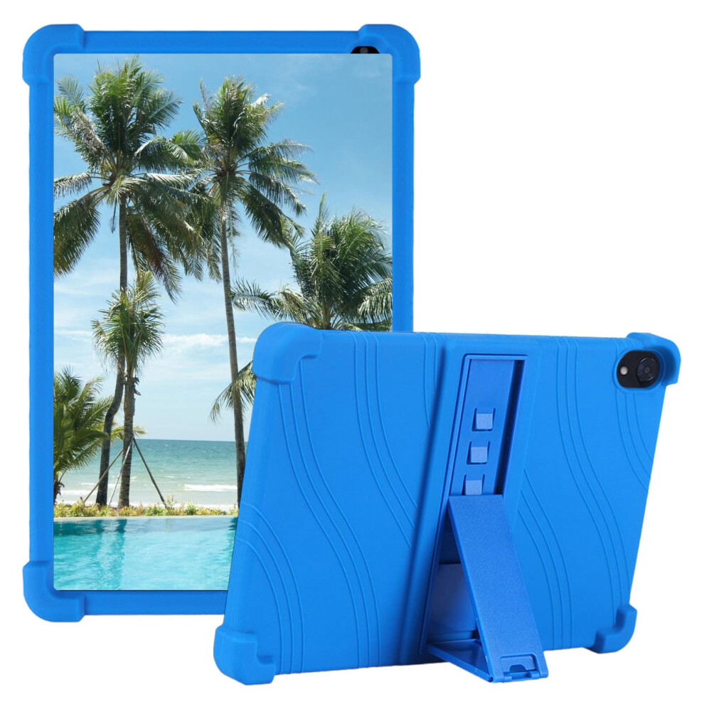 10 Inch Silicone Tablet Case With Kickstand For Hotlight C10 Android 14, Shockproof Cover Blue 9347817658859