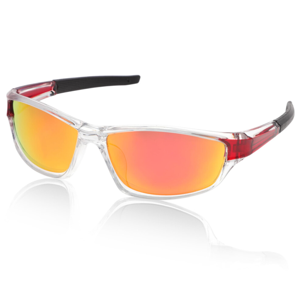 Motorcycle Goggles Antifog Uv400 Eye Protection Lens Impactresistant For Off Road Riding Red 9382693433183