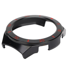 Schutzhülle für Huawei Watch GT 2E – Schwarzer roter Schutzrahmen mit Bumper-Schiene