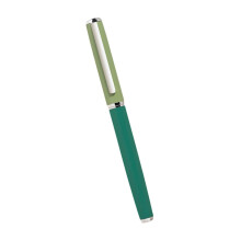 Fountain Pen For Students, Fine Tip, Refillable Ink Pen With Grip, Calligraphy Practice, Green