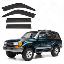 Window Visors Rain Guards for Toyota Land Cruiser 80 Series 19901997 Weatherproof Custom Fit
