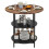 ELECWISH 80cm Round Dining Table with Storage Kitchen Table 1
