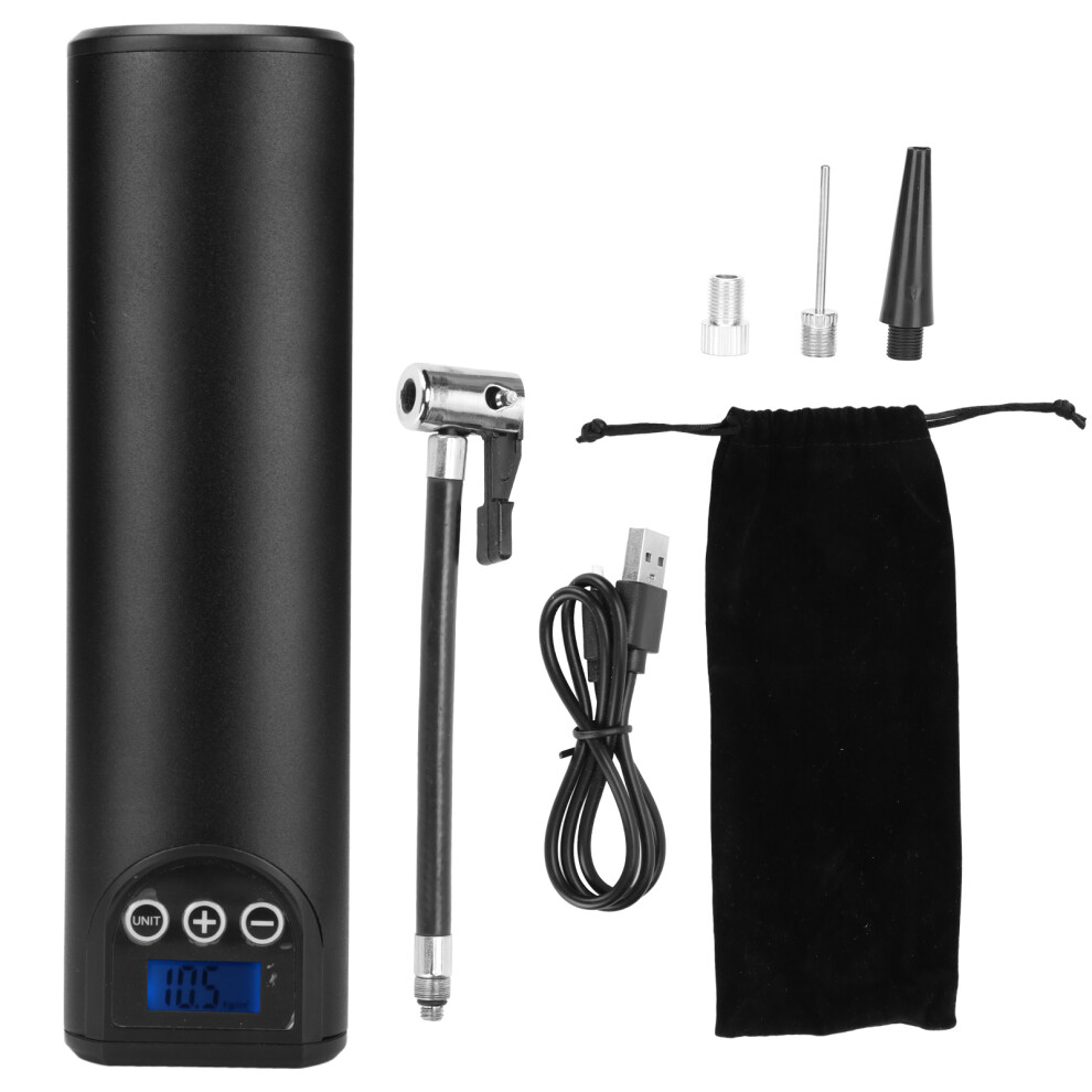 Compact Design Tire Inflator, Digital Pressure Gauge Ensures Accurate Inflation, All In One Tire Inflator With Rechargeable Battery For Cars, Bicycles 9176269315498