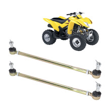 2 Sets Metal Alloy Steering Tie Rod Kit for Suzuki LT-Z400 2003-2004