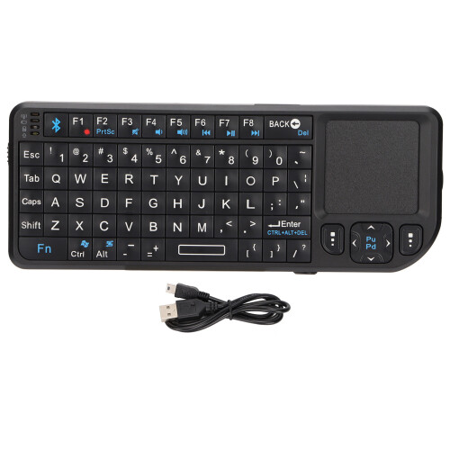 Smart Portable Size Wireless Touchpad Mouse, Multi Media Remote Control for Windows, OS X, Linux, Supports Multimedia Entertainment Gaming, Can Be Use