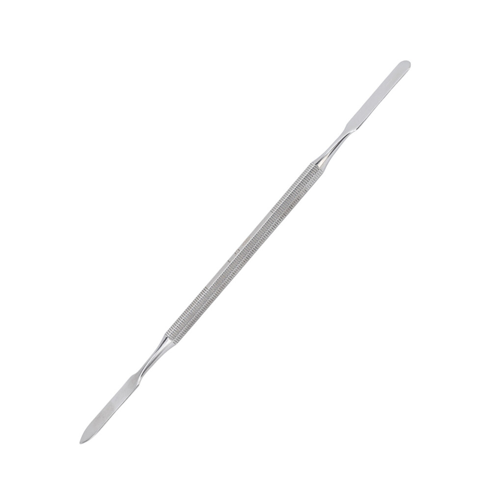 Professional Stainless Steel Cosmetic Spatula with Multi Purposes Usages and Double Headed Design for Eyeshadow and Skin Wax Applications