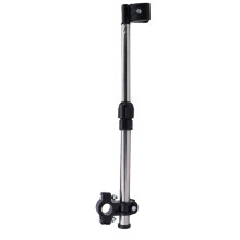 Bicycle Umbrella Mount Stand Universal Adjustable Height Stainless Steel Outlet Folding Design Umbrella Holder For Wheelchair And Stroller