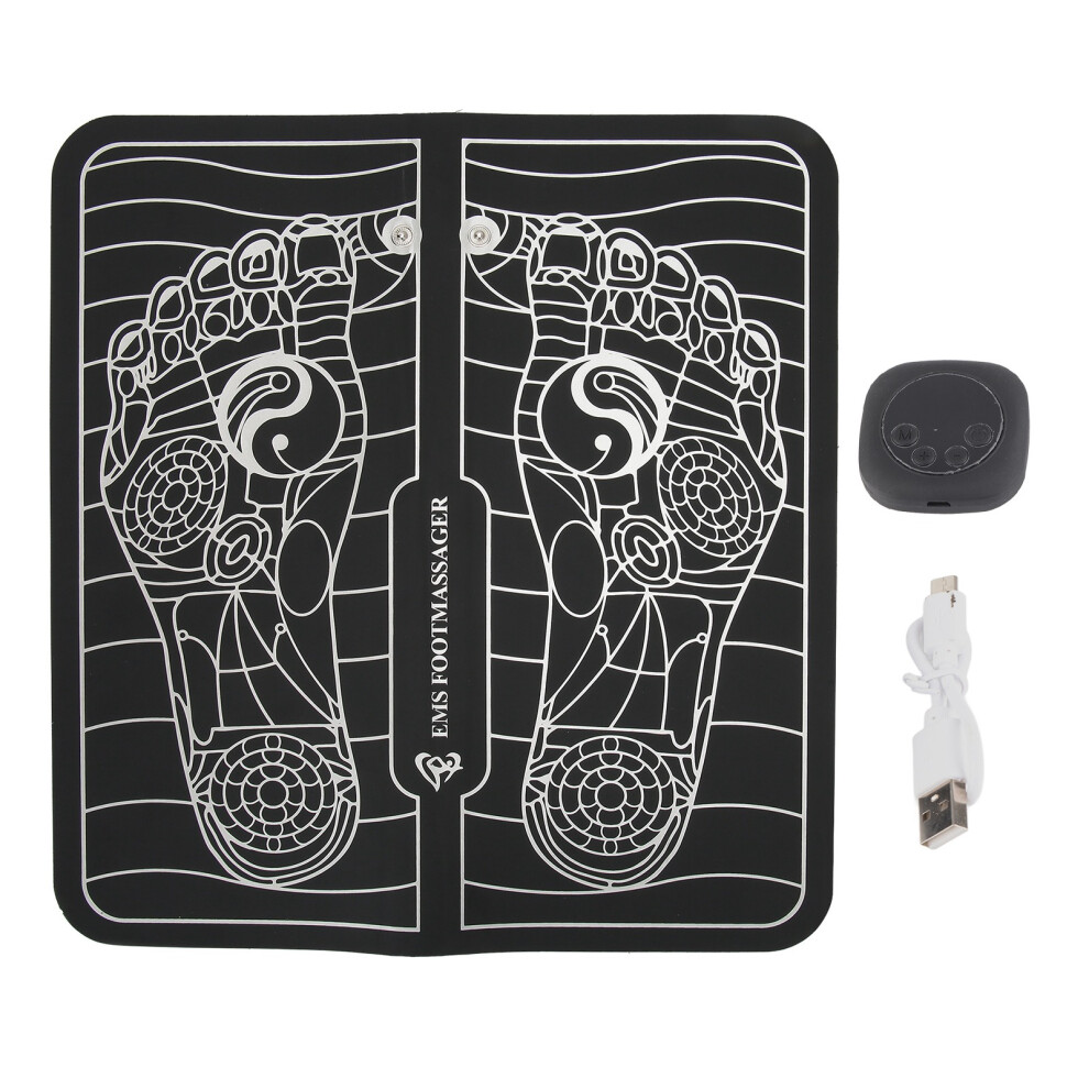 Portable Foot Massager For Muscle Relaxation, Soothing Comfort Revitalization Tired Feet EMS Pulse Technology Massage Techniques Adjustable Intensity