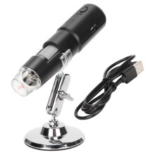 Micreascóp Feidhm Gabhála agus Taifeadta 1080P HD Formhéadaitheoir Digiteach Gan Sreang USB 50X-1000X Zúmáil Le Soilse LED Ag luí le iPhone