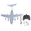 Remote Control Airplane For Kids And Adults, Durable EPP Construction Rc Plane With Multifunction Flight Capabilities, Stable Flight Ready To Fly Jet 1