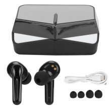 Kabellose Gaming-Ohrhörer mit Bluetooth 5.1, Touch-Steuerung, Geräuschunterdrückung, wasserdicht, satter Bass, geringe Latenz, leicht und mit