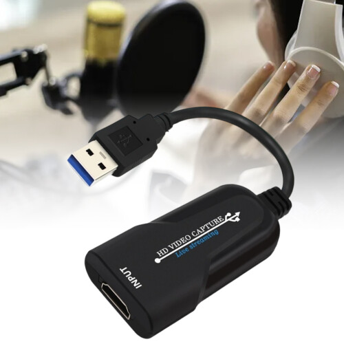 Κάρτα λήψης βίντεο HDMI Plug and Play με προεπισκόπηση σε πραγματικό χρόνο, συσκευή ροής 1