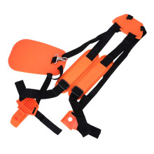 Brush Cutter Harness with Adjustable Padded Double Shoulder Strap for Lawn and Garden Tools
