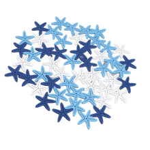 Set di decorazioni con conchiglie e stelle marine a tema spiaggia, 100 pezzi, perfetti per feste e decorazioni domestiche