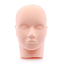Lash Mannequin Head For Eyelash Extensions And Makeup Practice  Durable Silicone And Plastic, Standard Size