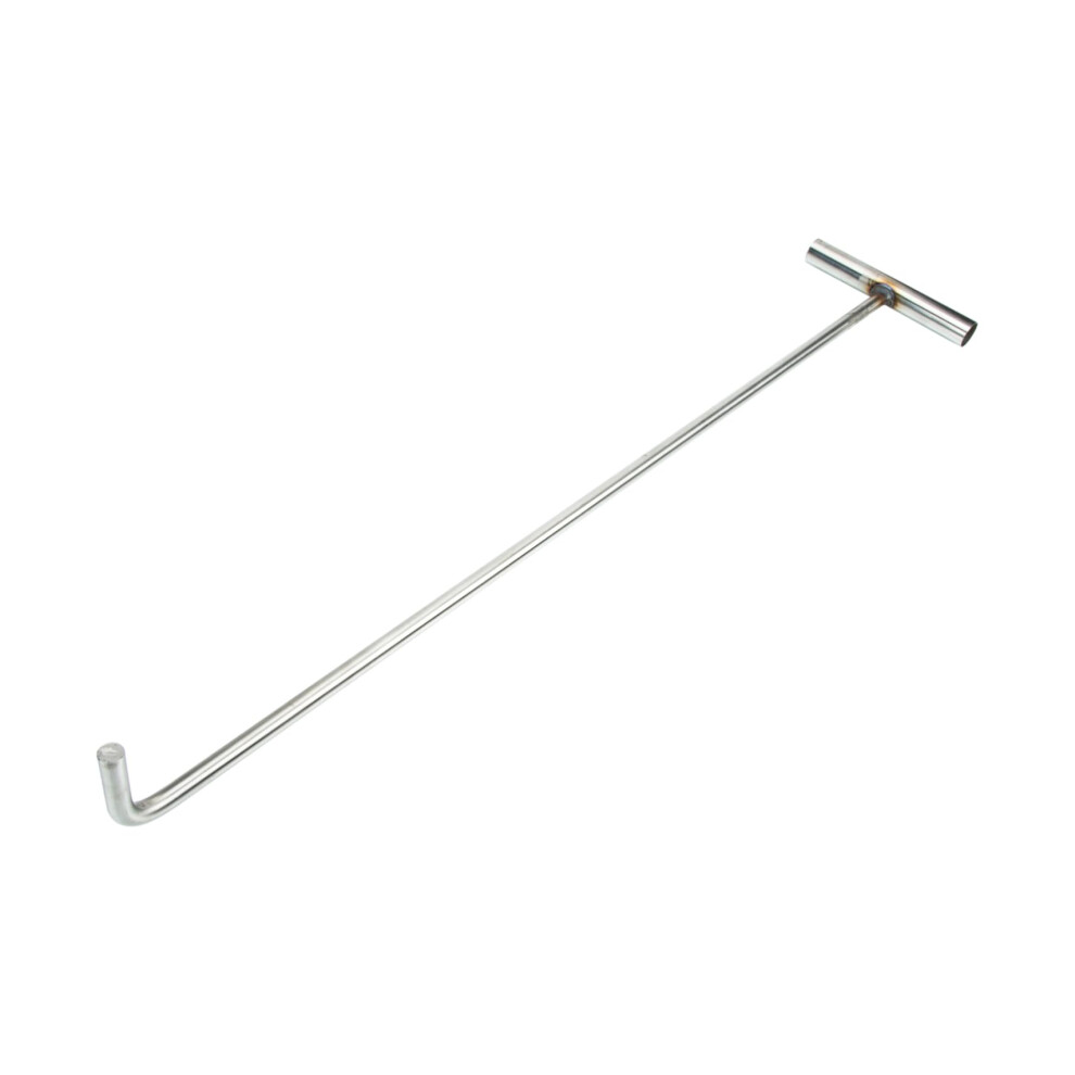 Stainless Steel Manhole Cover Lifting Hook With Comfortable Grip, Heavy Duty Roller Shutter Pull Tool 9382693436580
