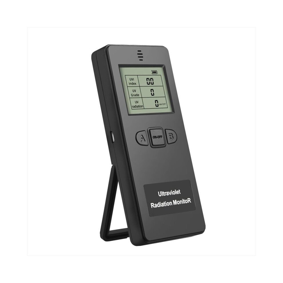 Ultraviolet Radiation Monitor, Digital Uv Detector For Home Office Outdoor Inspection Black 6032659073276