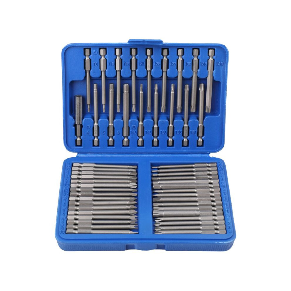 Security Bit Set Screwdriver Bit 1/4 Screwdriver Bits Long Set Torx Flat Hex Driver Bits For Household Use 6034256899044
