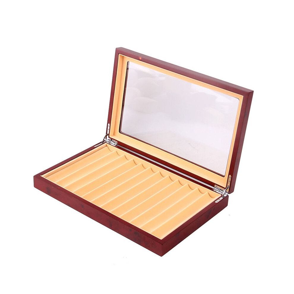 Photos - Pen 12 Grid Wooden  Display Case Storage Luxury Fou