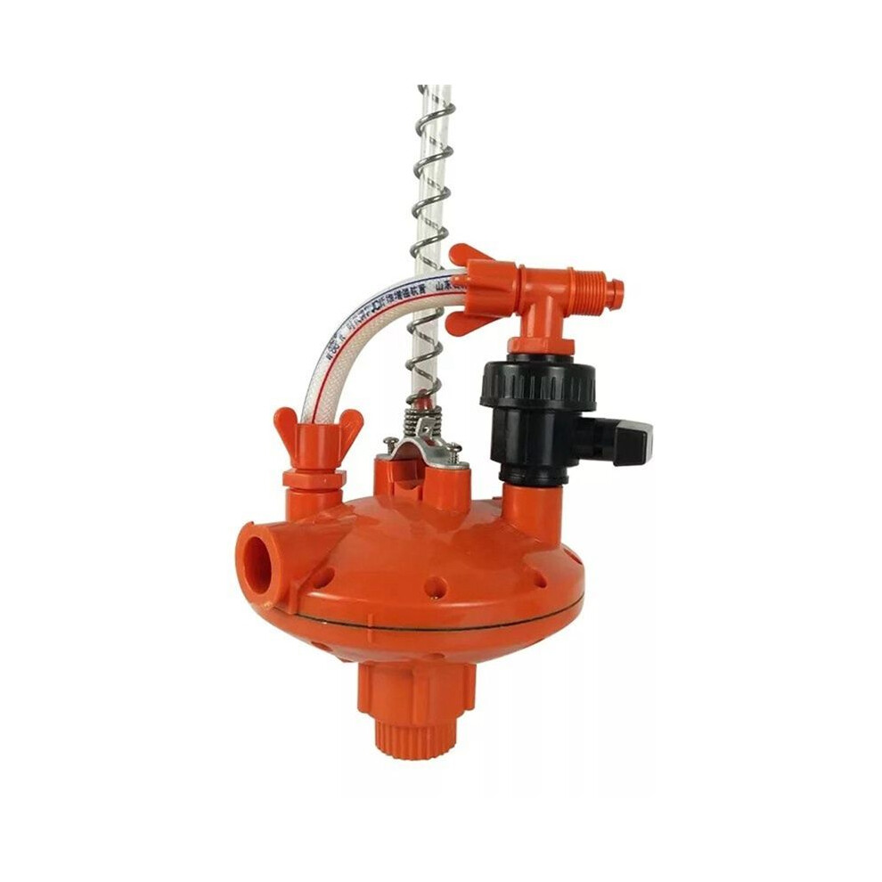 Poultry Farming System Water Water Pressure Regulator Automatic Pressure Regulating Valve 1Pcs Red 6033635441782