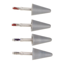 Set aus 4 Soft Touch Stylus-Spitzen für Tablets - Flexibel, einfach zu installieren, langlebig