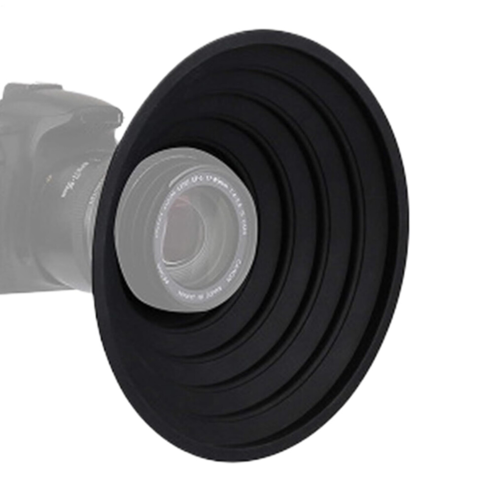 Silicone Hood Camera Lens Antiglare Slr Cover For 5070Mm And 7090Mm Lenses, Protective Equipment, Lens Hood 9347817662702