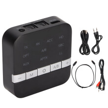 Unleash Your Audio Everywhere, Unique Feature Bluetooth Transmitter with Dual Connection for Shared Joy