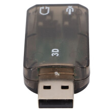 USB Stereo Virtual 5.1 Soundkarte Adapter für Windows-PC