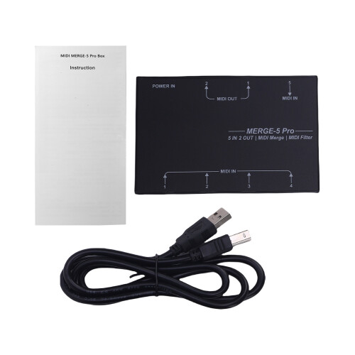 DOREMiDi MIDI-Splitter, USB-MIDI-Hostbox, 5 1
