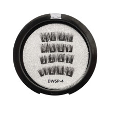 Magnetic Eyelashes with 2 Pairs Artificial Fiber Magnets Magnetic with Eyelash Curler DWSP-4