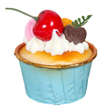 Livaktige kaker til utstillingsformål, falske desserter, realistiske cupcake-kakemodeller for bakeri- og restaurantmenyutstilling,