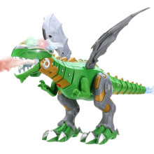 Elektromos, sétáló dinoszaurusz játék permetezővel, távirányítású sárkány tűzokádó fényekkel és realisztikus üvöltéssel,