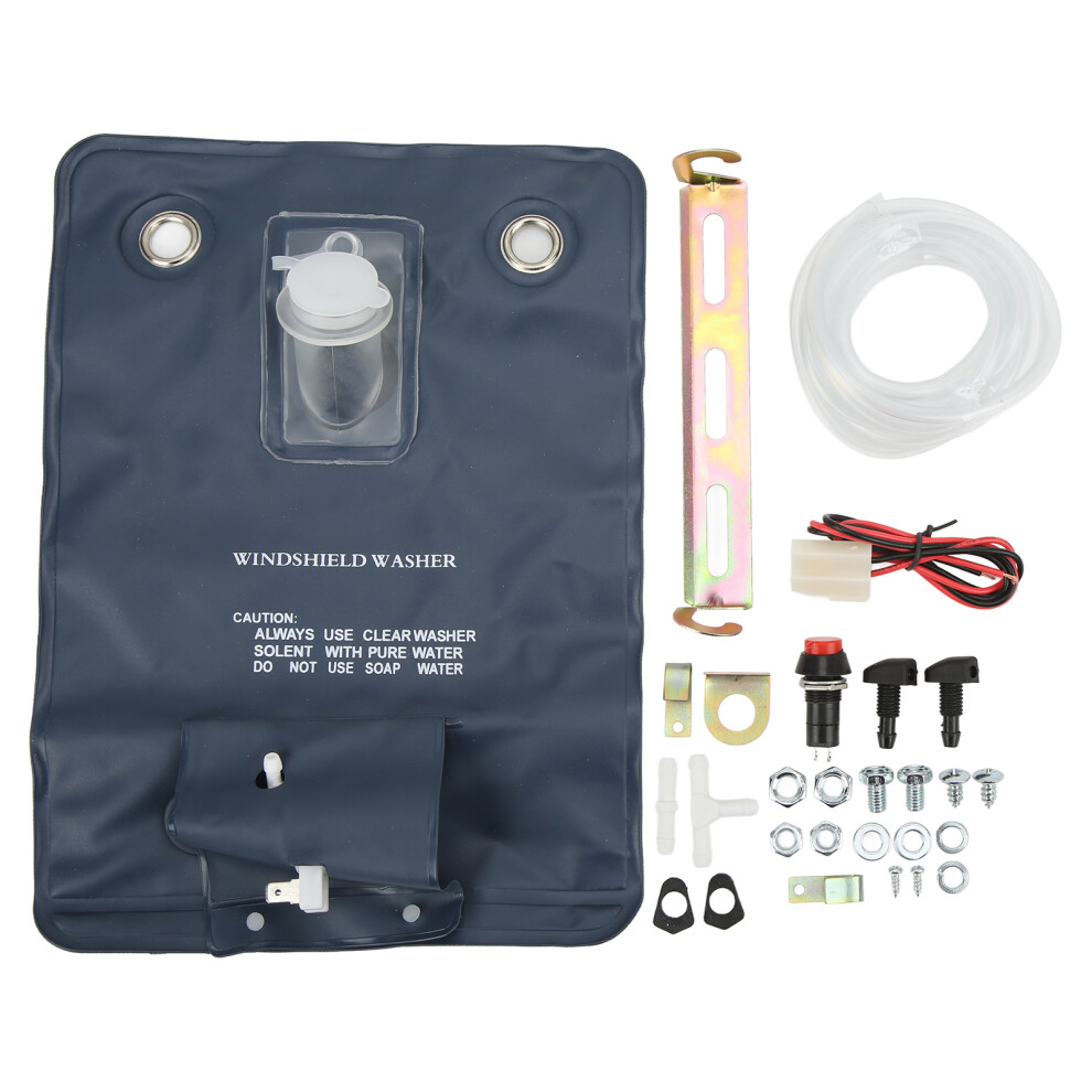 Windshield Washer Pump Universal Compatibility Practical Cleaning Alloy Abs Material Durable Oil Resistant Windshield Washing Kit For 12V Cars 9448196679166