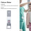 Stature Meter 2.2m Wall Mounted Kids Growth Ruler, White Grey 9