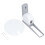 Stature Meter 2.2m Wall Mounted Kids Growth Ruler, White Grey 8