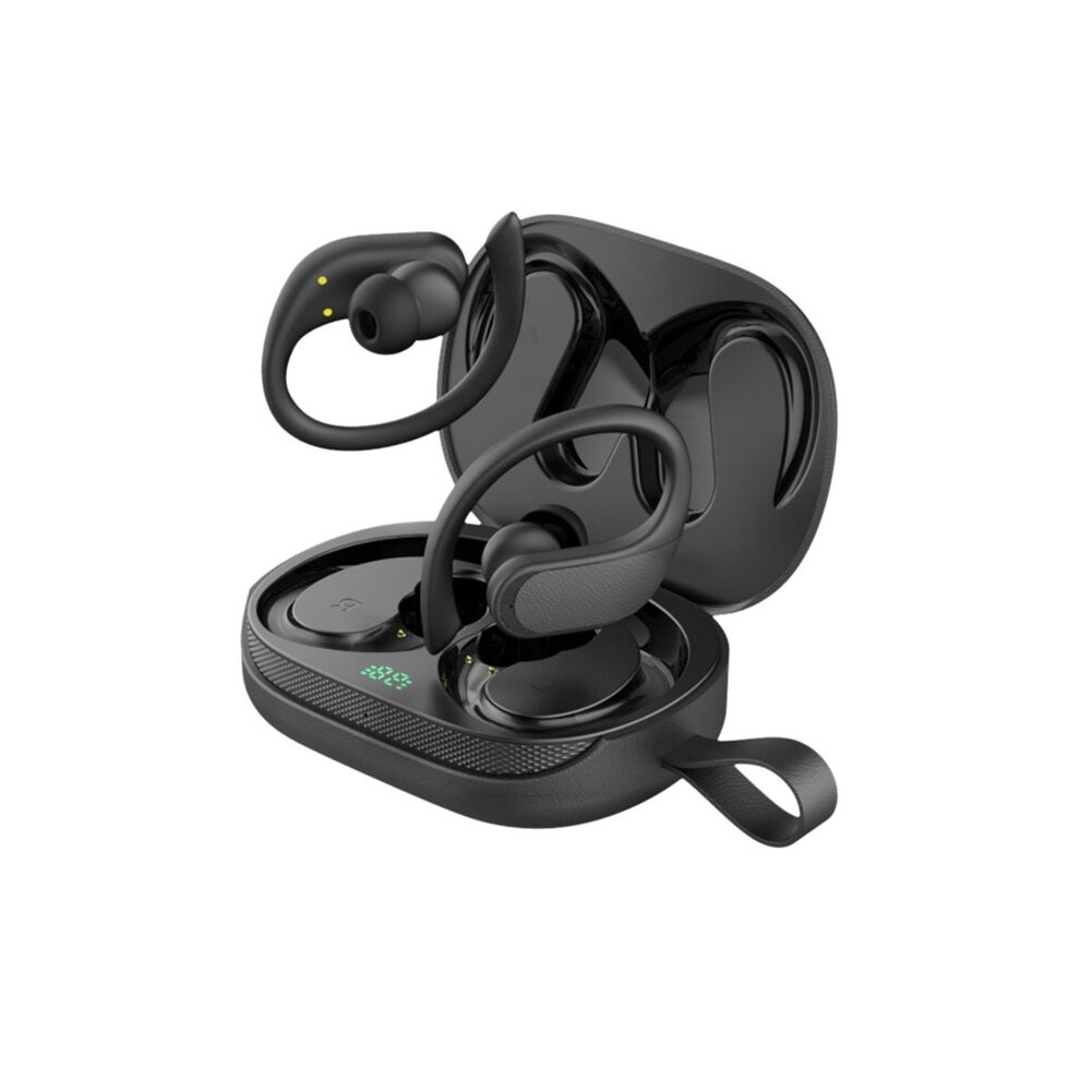 Black 2Pcs Auxiliary Listening Headphones With Charging Case, In Ear Noise Reduction, Elderly Hearing Aid Amplifier