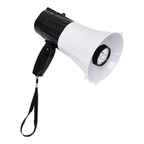 SA-MEGA 10 -  Compact Megaphone Bullhorn with LED Lights and Siren