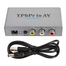 Component To HDMI Converter With 5 Year Warranty High Performance AV Adapter Supports 1080P Resolution And Plug And Play For Retro Gaming Enthusiasts