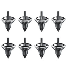 8X HIFI Audio Speaker Amplifier Shock Absorbing Foot Cone Feet Base Nail Isolation Spikes Stand Pad,1PCS M6 Foot Nail