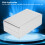 Aluminium Waterproof Junction Box 62x178x100mm Silver Split Type 9