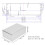 Aluminium Waterproof Junction Box 62x178x100mm Silver Split Type 5