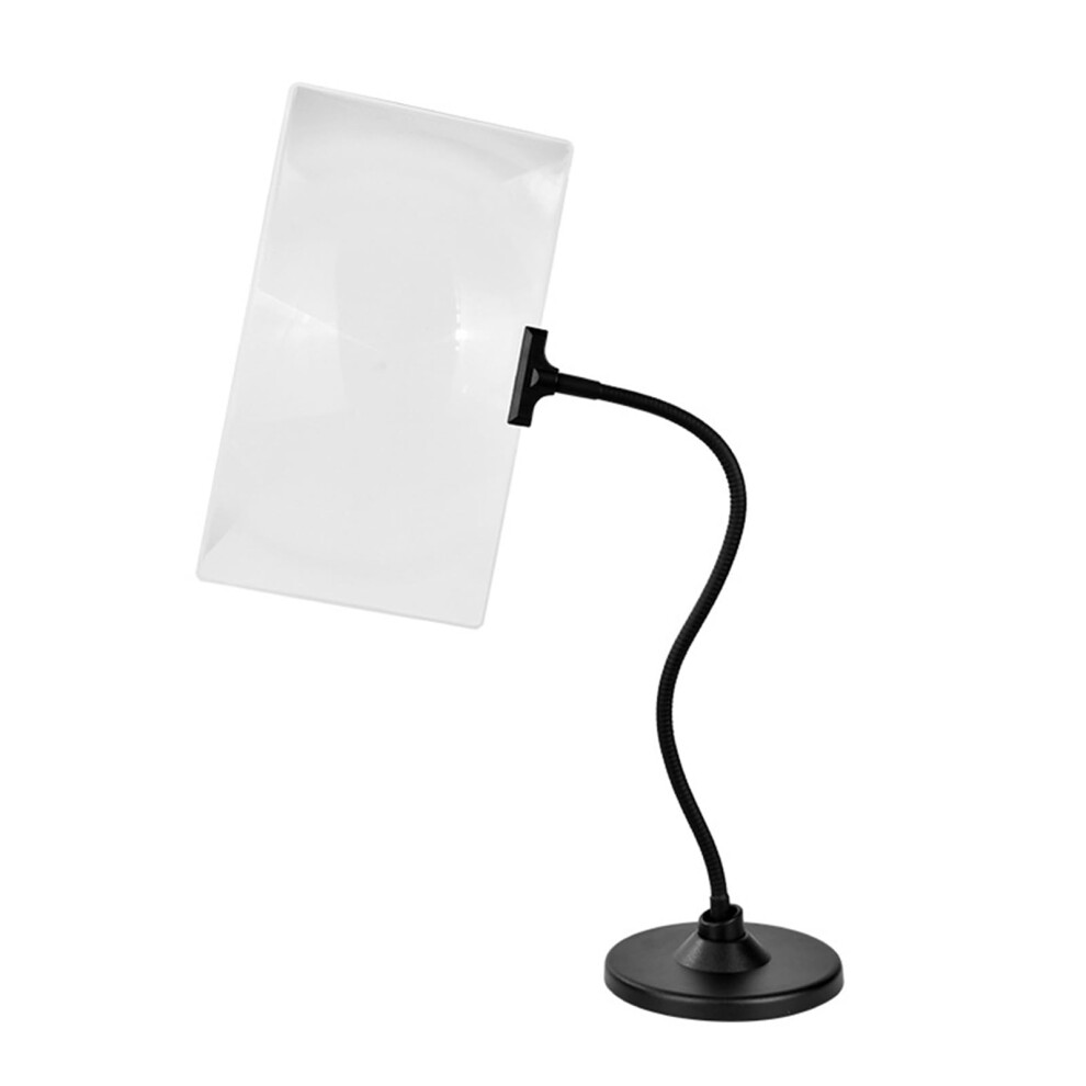 Magnify Glass 4x Screen Magnifier With Stand, Flexible Neck, For Reading Small Print, Sewing, Phone