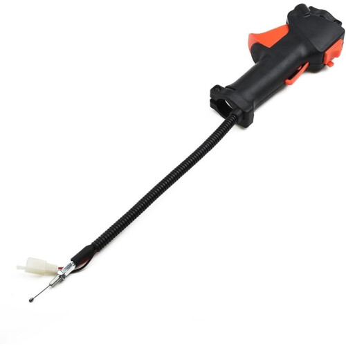 Throttle Cable Handle Assembly For 26mm Brushcutter With On Off Kill Switch, Orange 1
