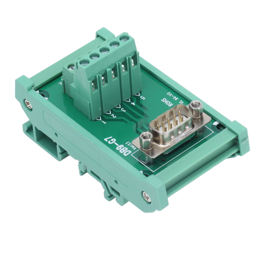 Db9 To Terminal Pcb Plate Adapter Straight Male 60V Dc Connector 7691376521188